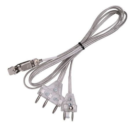 Transparent plug 2-Pin Body Wire, PBT FIE